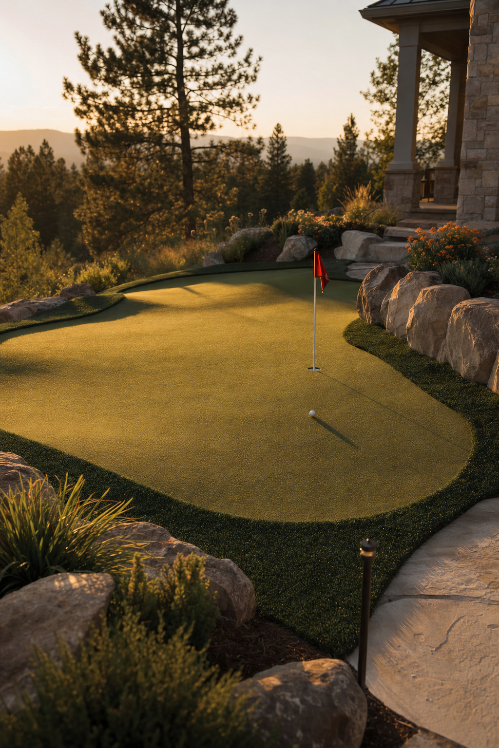 Putting Greens install in McKinney, TX